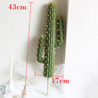 Gran Suculentas Artificiales De Espina De Desierto Para Decoración Del Hogar 30/43cm Planta Falsa De Cactus Para Interiores Sin Mantenimiento - details 2
