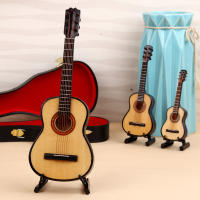 Mini Guitarra Clásica De Madera 10CM Modelo De Instrumento Musical Decoración Para Dormitorio Y Sala De Estar Regalo Original - details 3