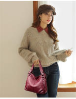 Bolso de cuero with ASA Superior para Mujer - Bolso Femenino de Diseño de lujo, Calidad 30*33*11cm - details 12