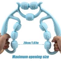 Rodillo De Masaje Para Musculatura Fascial 9 Ruedas Para Aliviar Dolor Muscular En Piernas Y Brazos Reducción De Celulitis - details 8