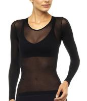 SUSI - Pack 2 Camisetas de Segunda Piel Manga Larga o Tirante  - Camiseta de Media de Alta Calidad - Mujer - Color Scala o Negro - TALLA ÚNICA - details 3