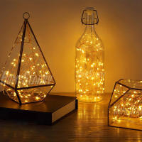 6pcs Luz LED Para Botella De Vino Con Pilas Incluidas Decoración Navideña De Guirnalda De Luces Faeiras Para Bar Boda Fiesta De Navidad - details 6