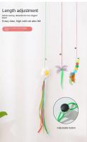 Juguete Para Gatos 7pcs Aleatorio Con Disco Colgante Adhesivo Y Cordón Elástico Telescopio Para Divertir a Los Gatos Accesorios Para Gatos - details 4