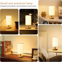 Lámpara de Mesa para dormitorio, Pequeña lámpara de noche para Mesita de Noche, oficina en casa, Diseño minimalist, Luz Cálida, mini lámpara Bohemia, Perfecta para niños, Sala de estar, guardería, dormitorio de la Universidad, gran idea de regalo - details 2