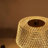 Lámpara De Noche LED Recargable Táctil Para Dormitorio Estudio Lámpara De Mesa De Vidrio Decoración De Ambiente Luz Nocturna Para Cama - details 6