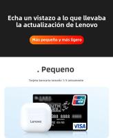 Auriculares Inalámbricos Lenovo LP40 Con Bluetooth TWS Control Táctil Micrófono Y Llamadas HD Headset Gaming Earbuds Isolación De Ruido - details 1