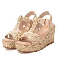 Sandalias Cuña Mujer Xti 143833 Beige 106299  MARCAS MUJER  Sandalias cuña-plataforma Sandalias Sport Xti - details 3