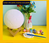 Lámpara De Mesa LED DIY Para Niños Luz Nocturna Personalizada De Luna Decorativa Para Dormitorio Iluminación De Escritorio Regalos De Cumpleaños - details 4