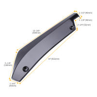 Difusor De Parachoques Trasero Para Subaru Impreza WRX STI Protector De Alas Lateral De Parachoques Con Borde De Difusor Universal - details 1