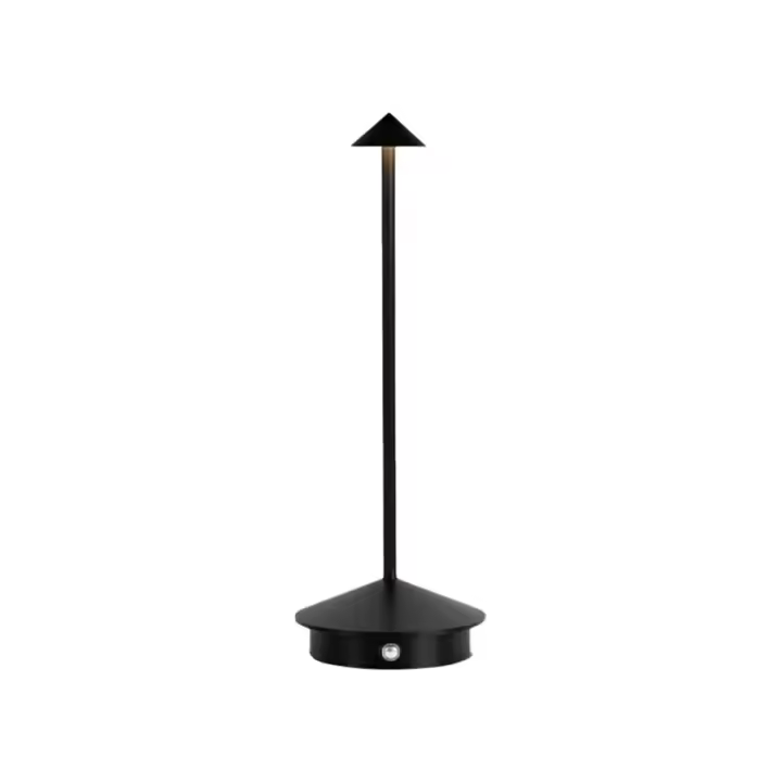 Lámpara De Mesa LED De Metal Táctil En Tres Colores Luz Ambiental Creativa Recargable Por USB Decoración Exterior Luz Nocturna Para El Hogar - 1