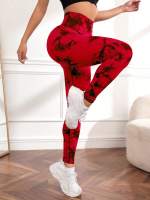 Treguas De Yoga Para Mujer Con Cintura Alta Y Sin Costuras Leggings De Gimnasio Fitness Y Ejercicio Talla Verdadera Treguas De Dibujos Atrilados - details 9