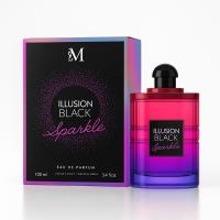 2 UNIDADES Illusion Black Sparkle Eau de Parfum pour femme 100ml Montage Brands Fragancia inspirada en otros perfumes Perfume Mujer - details 1