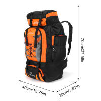Mochila De Camping Y Senderismo Impermeable De 80L Para Hombres Bolsa De Montañismo Deportiva Al Aire Libre Gran Capacidad Para Viajes - details 27