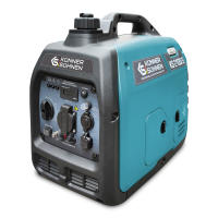 Generador inverter Könner & Söhnen KS 2100i S Carcasa insonorizada.  Potencia máxima 2000 W, 1x16A (230V), 2 puertos USB - details 0