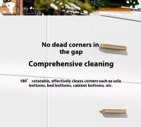 Cepillo De Limpieza Con Mango Largo Telescopio Mágico Escoba De Silicona Para Piso Y Ventanas Escobilla De Piso Para El Hogar Y Baño - details 9