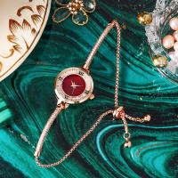 Reloj De Pulsera Circular Minimalista Para Mujer Con Cristal De Diamante Ultrafino Y Estilo Elegante Montre Femme - details 1