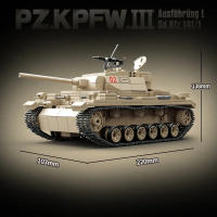 Bloques De Construcción De Tanque Tipo L No. 3 Alemania Guerra Mundial II Juguete Colección Modelo Para Niños Regalos De Navidad Y Cumpleaños - details 1