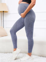 Pantalones De Barriga Alta Para Mujeres Embarazadas Leggings De Verano Y Primavera Con Soporte Para La Barriga De Alta Elasticidad Y Malla Finos - details 17