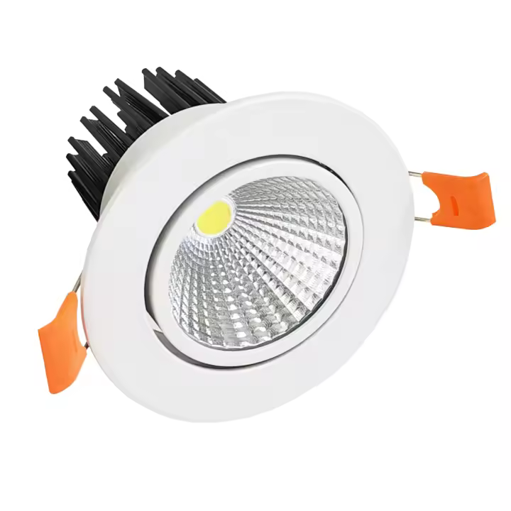 LED ATOMANT Downlight LED Orientable, Corte 65mm, 7W, 650 lúmenes, Bajo consumo, Alta eficiencia, Ideal para cocinas, pasillos, baños, oficinas, Instalación fácil y rápida, Luz uniforme y sin parpadeos, Diseño compacto y elegante, Larga durabilidad - 1