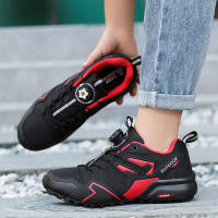 Zapatos De Senderismo Para Hombres Transpirables De Malla Ligeros Para Running Exterior Ciclismo Trekking Camping Zapatos De Lock Sport - details 21