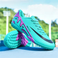 Nuevos Zapatos De Fútbol Ultraligeros Para Hombres Con Suela De Goma Respirables Y Microfibra Botas De Fútbol De Interior Con Tornillo Largo Entrenamiento Deportes Y Moda - details 16