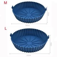 Silicona Air Fryer Fundas De Olla Repuesto Para Papel Encendido Accesorios De Horno Reutilizable Bandeja De Hornear - details 5