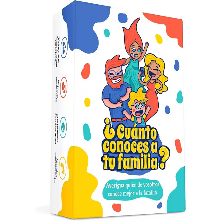 Juego de Mesa ¿cuánto Conoces a Tu Familia? Un Divertido Juego de Cartas Familiar Lleno de Pruebas y Desafíos para Ver Quién Conoce Mejor a la Familia! Juego de Mesa, para Adultos y Niños - 1
