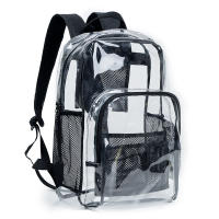 Nueva mochila de tela de PVC para niños y niñas, mochilas escolares para estudiantes, mochila para adultos, moderna, transparente, para ocio, impermeable. - details 2