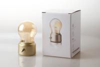 Lámpara De Escritorio Retro LED Recargable USB Luz De Noche Decorativa Para Hogar Y Estudio Bombilla Clásica Bulbo Incluido - details 2