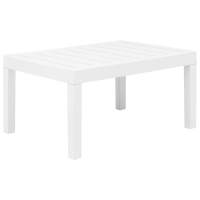 vidaXL Juego de muebles de jardín 3 piezas plástico blanco - details 4