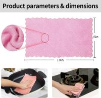 Super absorbente, paño de alta calidad,Color al azar Paquete de 20 Pantalones de cocina de forro polar coral - details 0