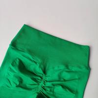 Shorts De Yoga Para Mujer Cintura Alta Sin Costuras Corrida Fitness Push up Levantamiento De Glúteos Sport Shorts De Gimnasio - details 11
