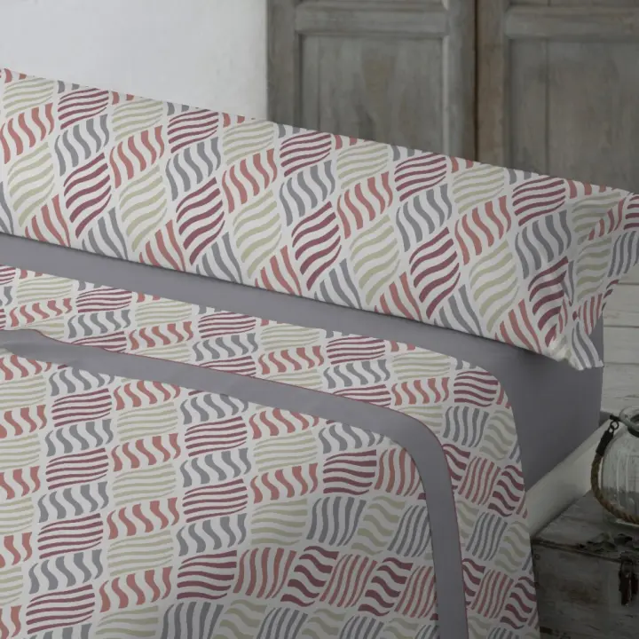 KYTZIAS - Juego de Sábanas Verano Tacto Extrasuave. Juego de cama 3 Piezas Microfibra. Sábanas de Verano de colores. Ropa de cama lisa y suave. Estampados modernos para cama de 90, 105, 135 y 150 cm. - 1
