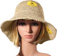 Sombrero de Sol flexible de Ala Ancha para Mujer, Sombrero de paja plegable de Verano, sombreros de Playa - details 1