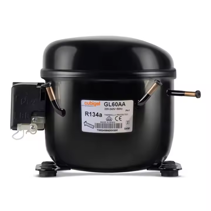 Compresor nevera R134A 1/6 CUBIGEL (GL60AAa) - 1