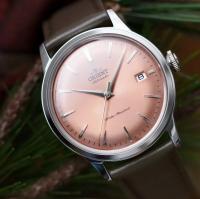 ​reloj automático hombre Orient Bambino “Copper”  RA-AC0M15Y Limited Edition 38,4mm 30m WR correa de cuero - details 0