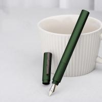 Hongdian H3 Pluma Fuente De Aleación De Aluminio Con Clip De Bambú Iridium EF 0.4mm Para Escritura Suave Estilo De Oficina Y Negocios - details 11