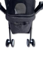 cochecito para Perros Plegable de alta calidad con Ruedas Universales Cesta de Almacenaje Correas de Seguridad y Ventanas - details 1