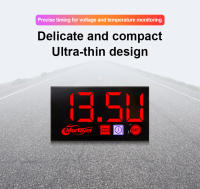 Reloj Digital Para Motocicleta 3 En 1 Con Medidor De Temperatura Del Aire Y Agua Voltaje Y Velocidad De Rotación De La Cabeza - details 1
