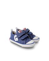 Garvalín zapatillas de lona con velcro y puntera de goma mod. 232810-A - details 3