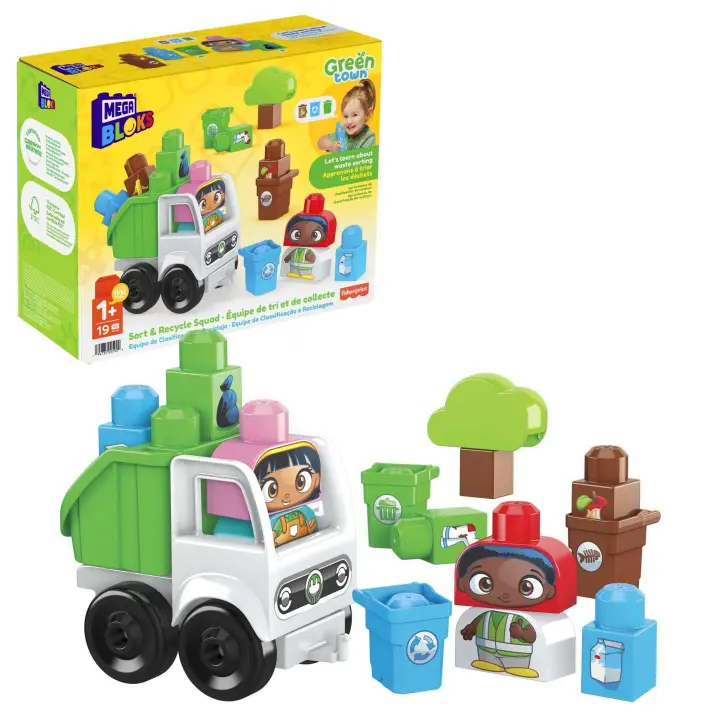 Mega Bloks Green Town Equipo de reciclaje - 1