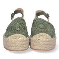 PuntoSalao Alpargatas de plataforma en yute y hebilla mujer color verde TF3307 - details 1