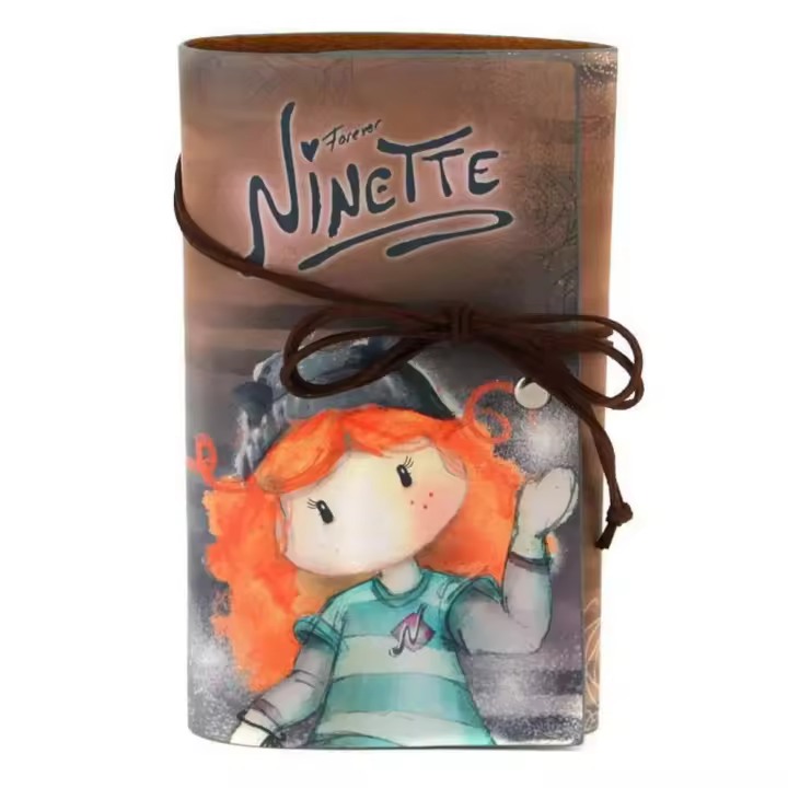 Ninette Karactermania Agenda Marrón Mujer | Estampada | Tamaño A5 14x21 8 Cm - 1