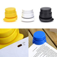 Estapador Sin Estornudos 1pc Para Escritorio Y Hogar Color Aleatorio Mini Tamaño Plástico Capacidad De Hojas 5 Sin Químicos Peligrosos - details 4