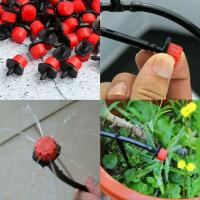 Sistema De Riego Por Drip Micro 100Pc Emisor Ajustable Distribuidor De Agua Para Jardín Conector De Agua De Plástico PP - details 3