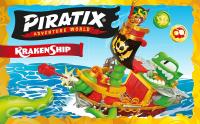 PIRATIX, ADVENTURE WORLD Kraken Ship – Barco Kraken de Piratix. Contiene 1 barco Kraken, 2 Piratix & accesorios exclusivos, 1 proyectil de cañón, 1 tesoro exclusivo, 6 tesoros dorados, 1 bandera exclusiva, 1 espada, 1 ancla y 1 prisión - details 0