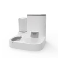 Dispensador Automático Para Gatos Cuenco De Alimentos Y Agua Para Perros Suministros Para Mascotas Plástico Cuadrado - details 4
