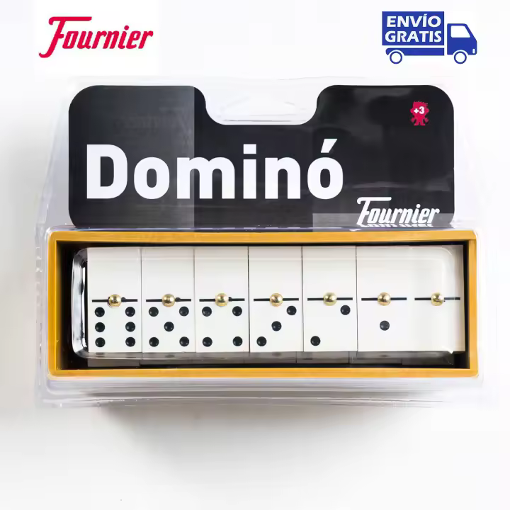 Dominó clásico Fournier - Chamelo - Marfilina con caja de plástico - 1