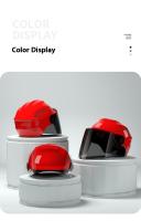 Casco De Motocicleta Transpirable Para Hombre Y Mujer Protección Solar De Cuatro Estaciones Parachoques Claro Antigolpes Resistente Al Viento - details 11