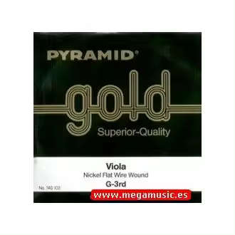 CUERDA VIOLA-Pyramid (Gold 140103) (Niquel Entorchado) 3ª Medium Viola 4/4 - 1